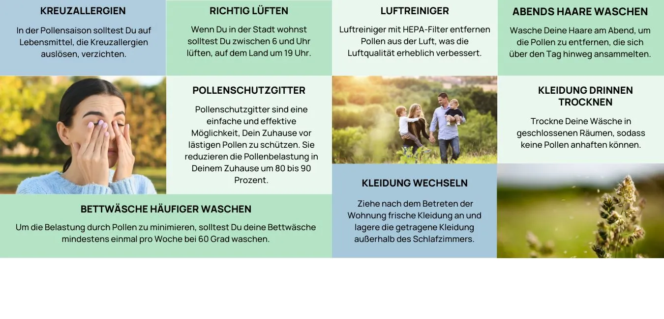 Das kannst du gegen den Heuschnupfen tun.
