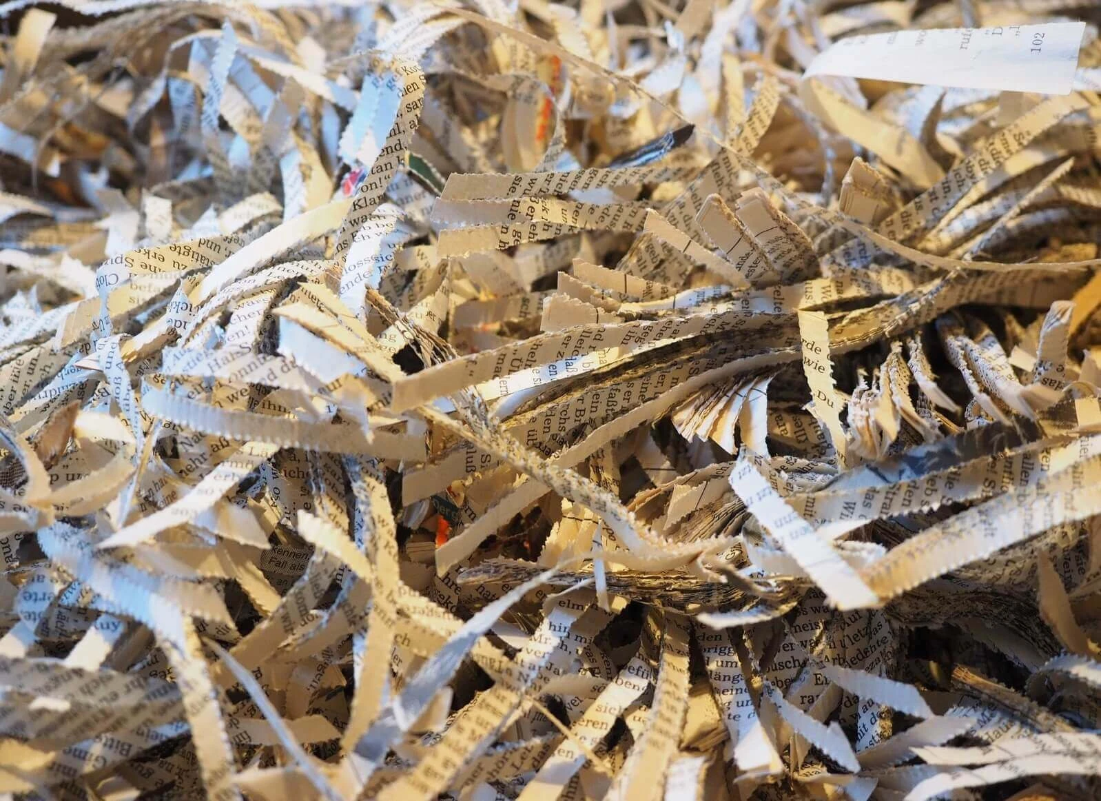 Das gehört nicht ins Altpapier