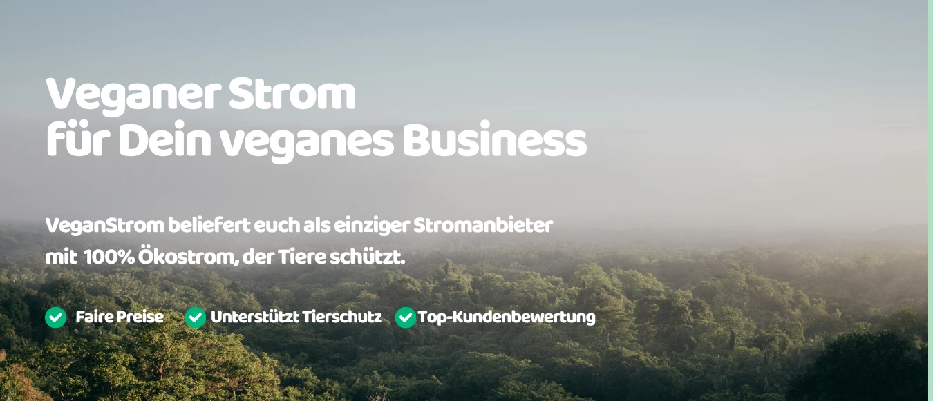 Hier findest Du Tarife für Dein veganes Business.